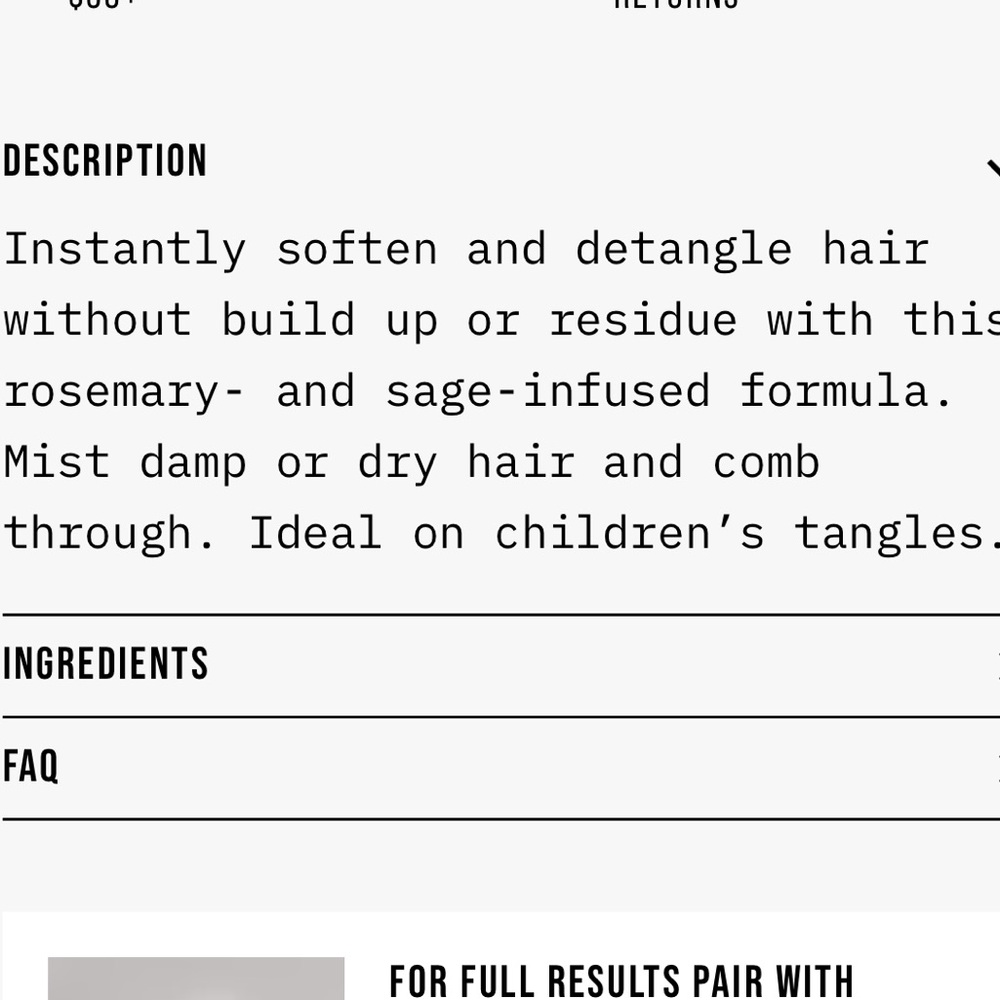 ❗️AG Care Conditioning Mist Detangling Spray NWT - Picture 13 of 16